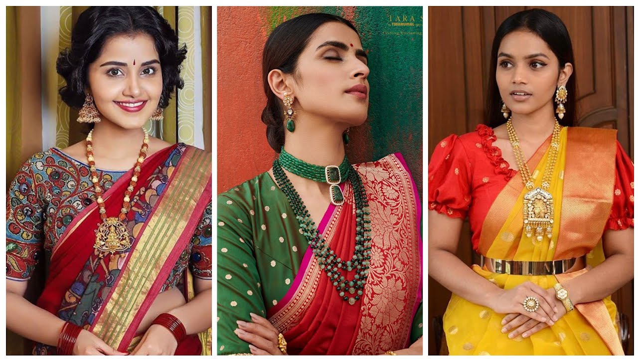 Jewellery Pairing Suggestions for Type of Sarees